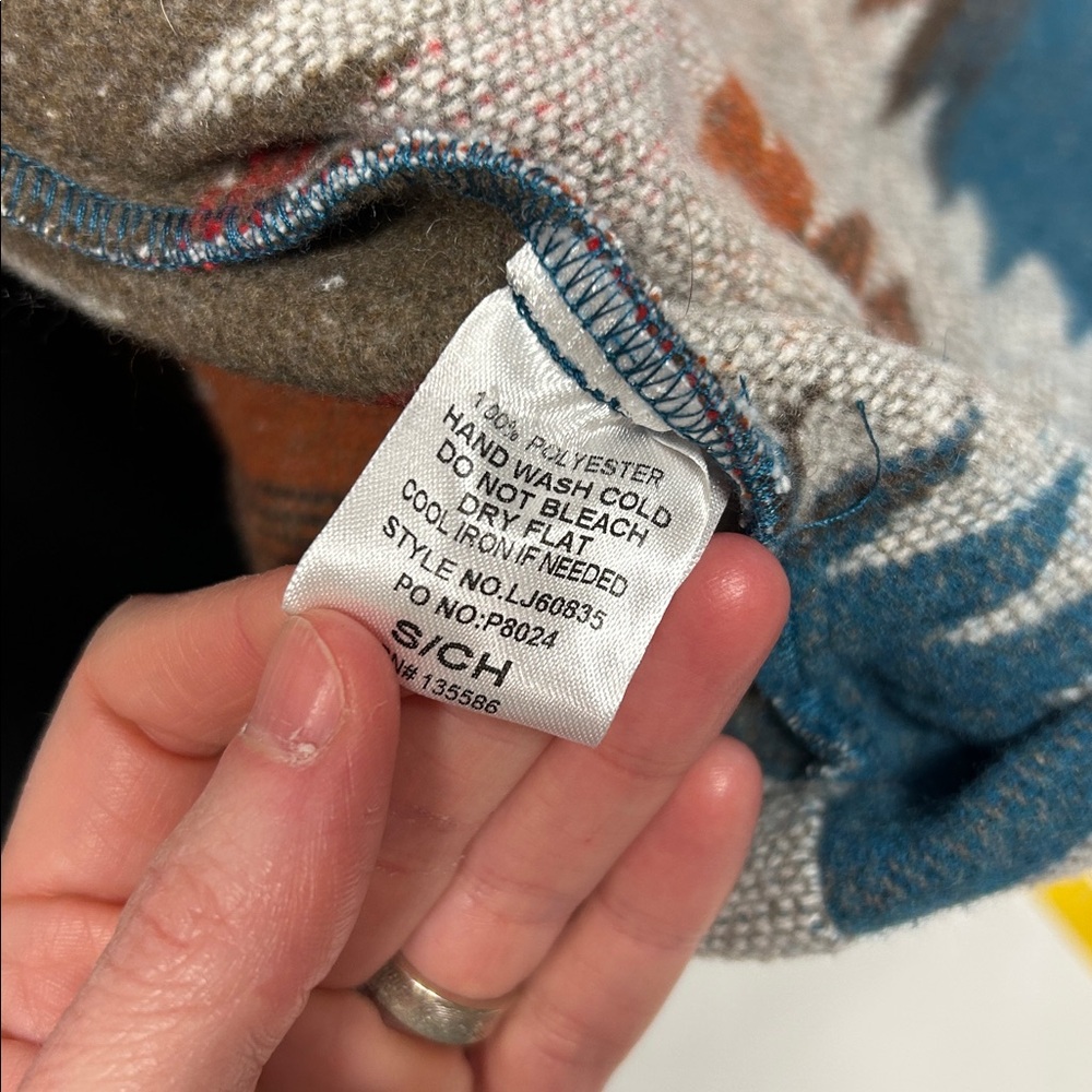 Southwestern Patterned Jacket aztec main strip si… - image 7